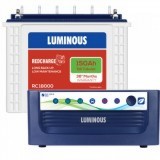 Luminous Eco Volt +1050 Pure Sine Wave Inverter & Luminous Red Charge TT18000 150AH Tall Tubular Bat